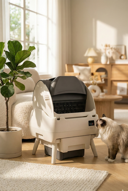 Automatic Cat Litter Box Self Cleaning