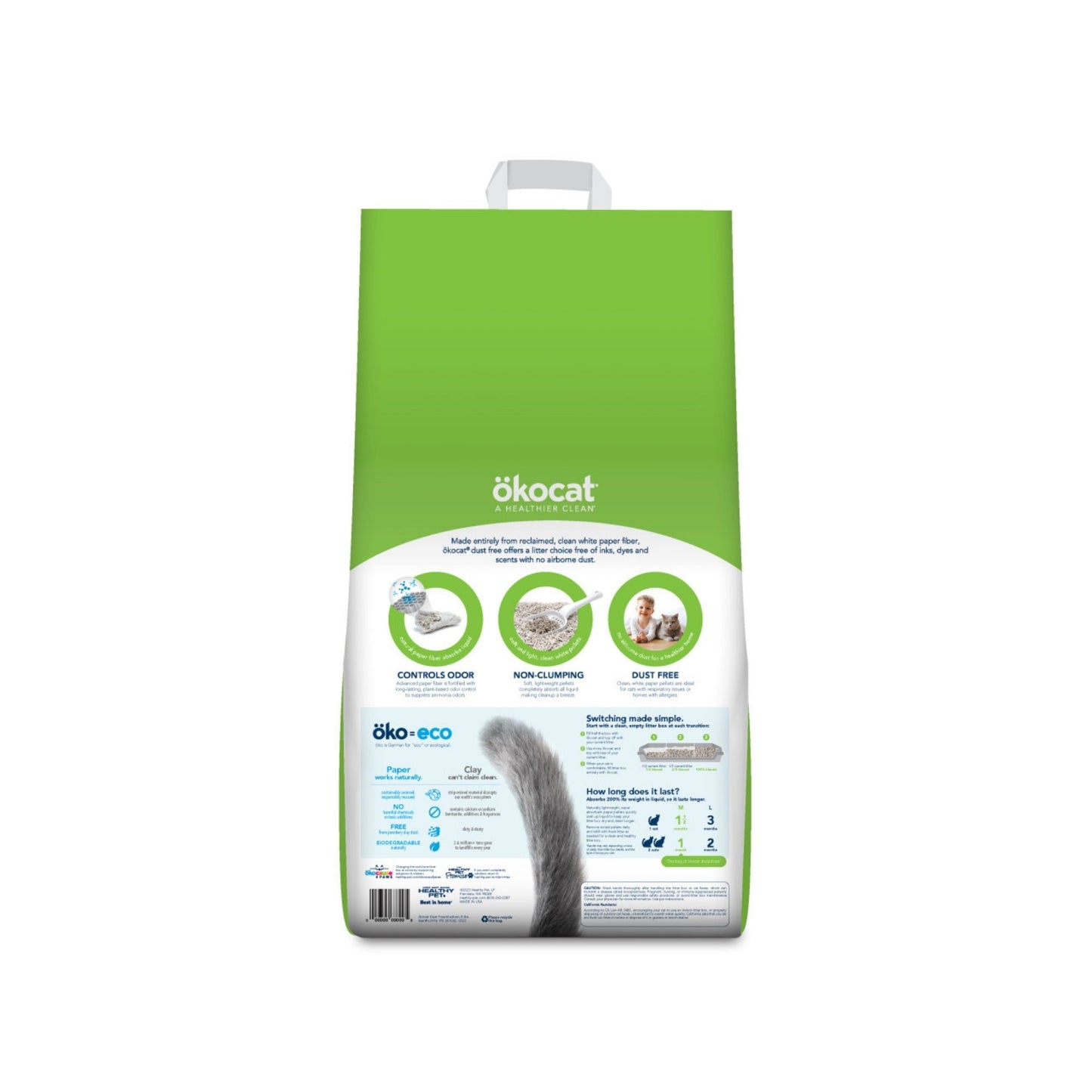 Dust Free Paper Cat Litter 1Ea/8 Lb