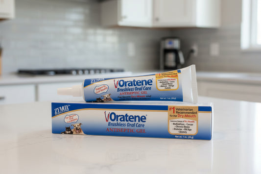 Oratene Antiseptic Oral Gel for Dogs and Cats 1 Oz (3Pack)