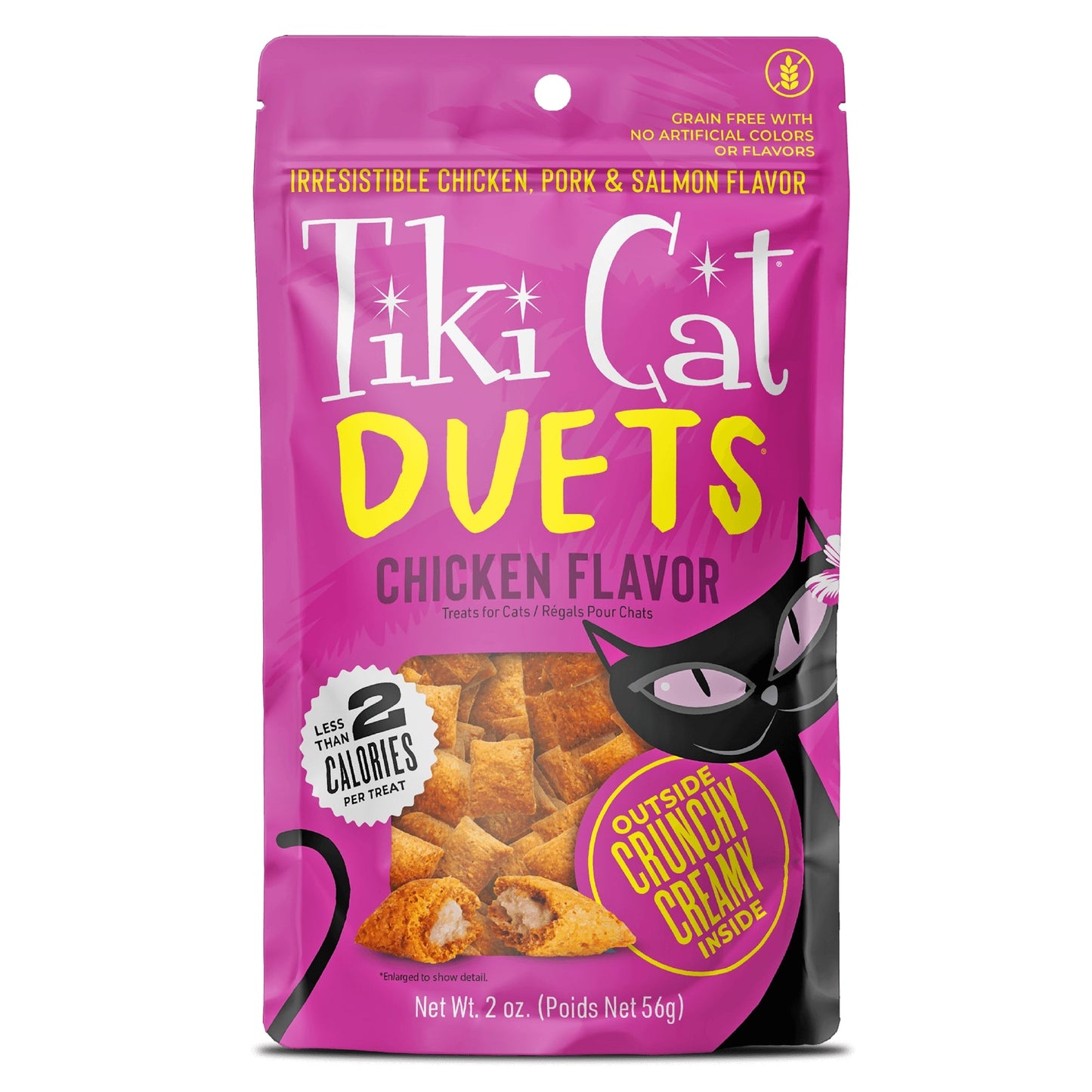 Tiki Pet Cat Duets Treats, Chicken, 2Oz. 8 Pack