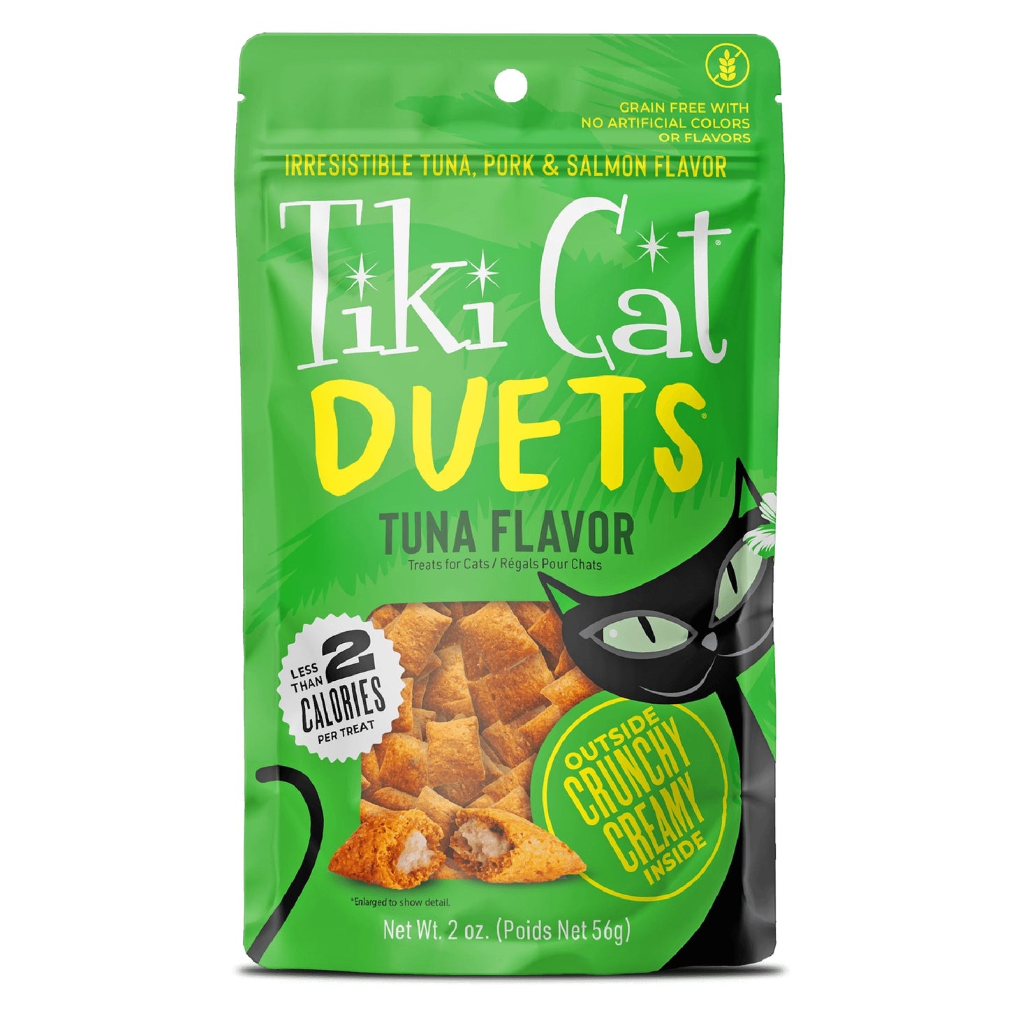 Tiki Pet Cat Duets Treats, Tuna, 2Oz. 8 Pack