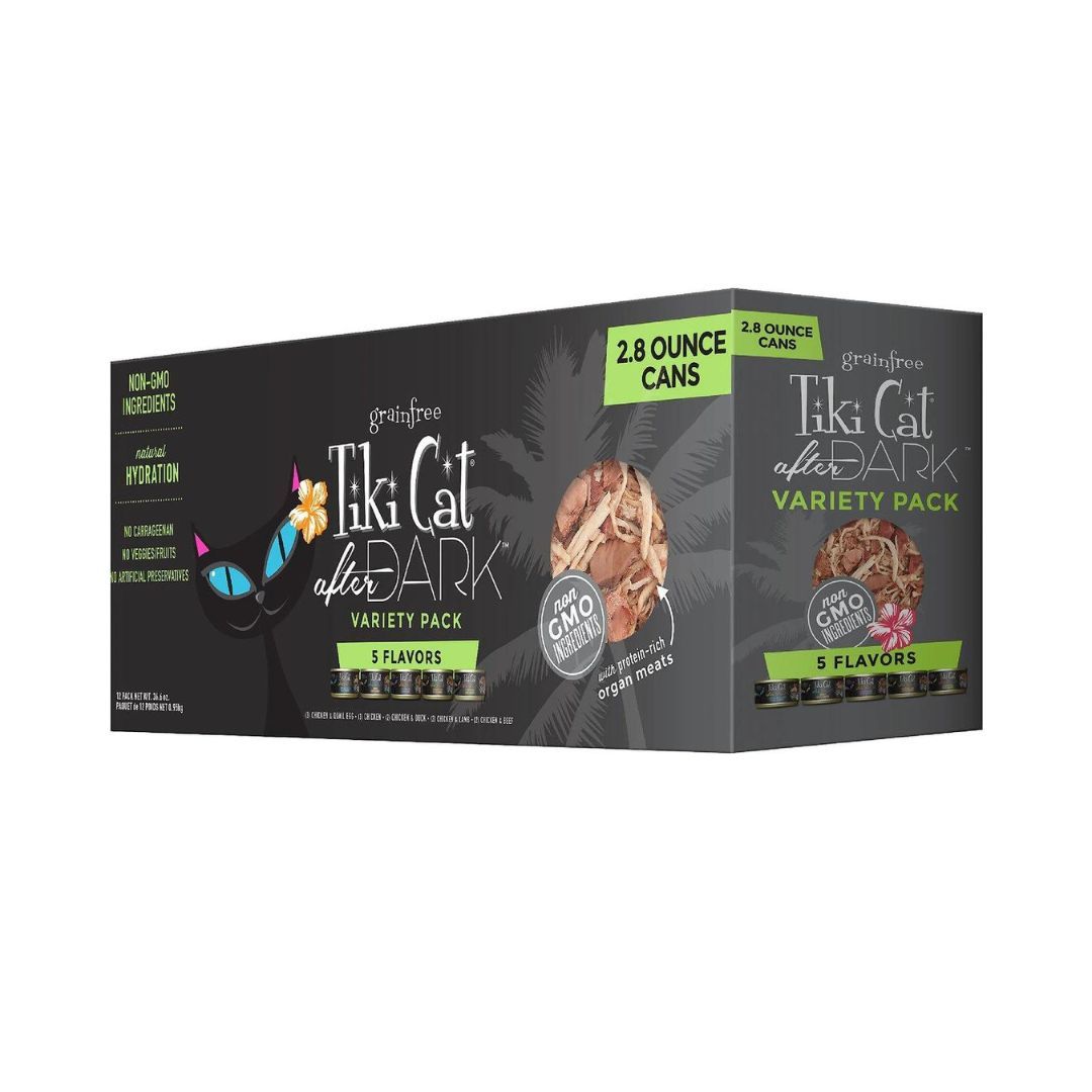 Tiki Pet Cat after Dark Pate 2.8Oz Variety Pack