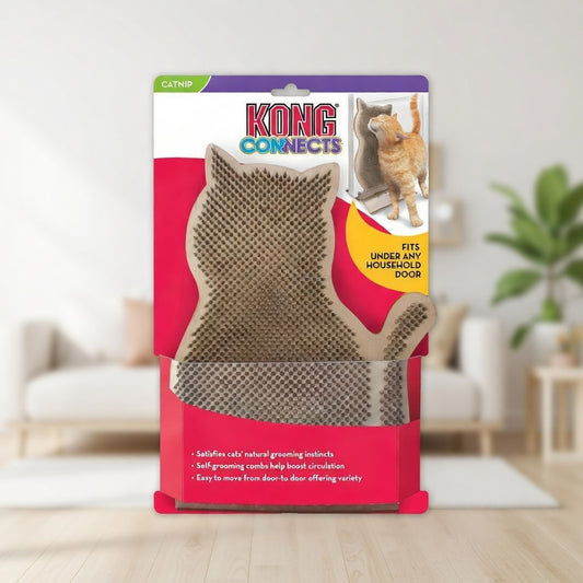 Connects Kitty Self-Grooming Comber for Cats Champagne 1Ea/One Size