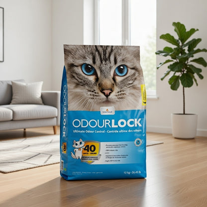 Odorlock Unscented Cat Litter 1Ea/25 Lb